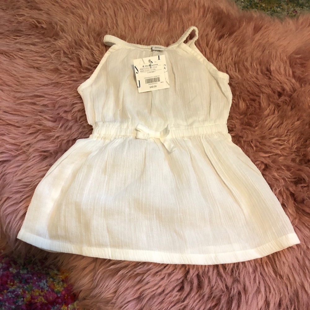 white bathing suit cover up 6-12 Janie and Jack